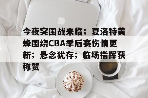 英雄联盟赔率-关于今夜突围战来临；夏洛特黄蜂围绕CBA季后赛伤情更新；悬念犹存；临场指挥获称赞的信息